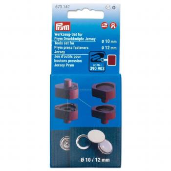 Werkzeug-Set für Prym Druckknöpfe Jersey, 10 und 12 mm 673142